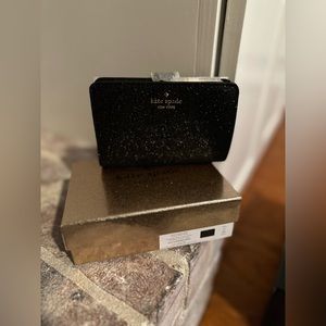 Kate Spade Boxed Medium Glitter Compact Bifold Wallet